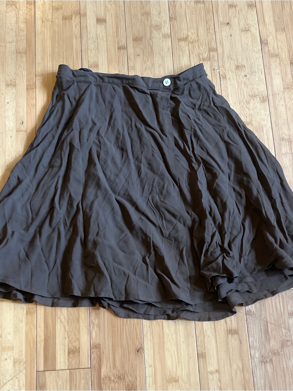 J. Crew Brown Circle Skirt